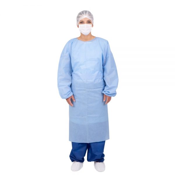 avental cirúrgico estéril manga longa azul em guarapuava paraná