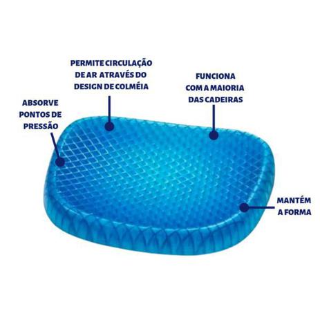 almofada ortopédica assento gel silicone escaras cóccix em guarapuva paraná